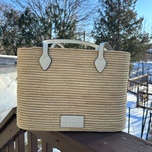 STRATHBERRY RAFFIA TOTE